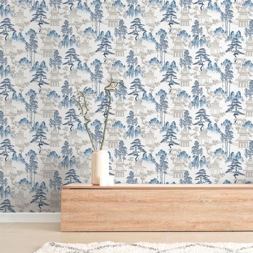 Japanese Pagoda Blue Grey sw12