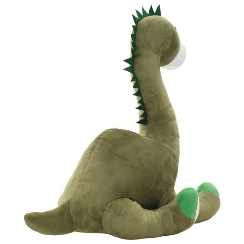 vidaXL Dinosaur Brontsaurus Cuddly Toy Plush Green