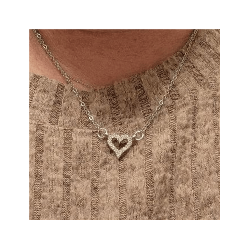 CZ Heart Necklace
