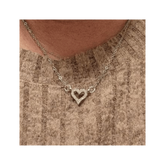 CZ Heart Necklace