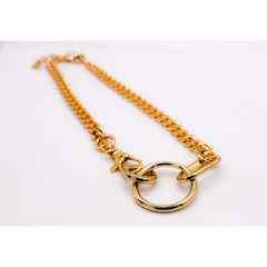 Golden Chain Cascade Necklace
